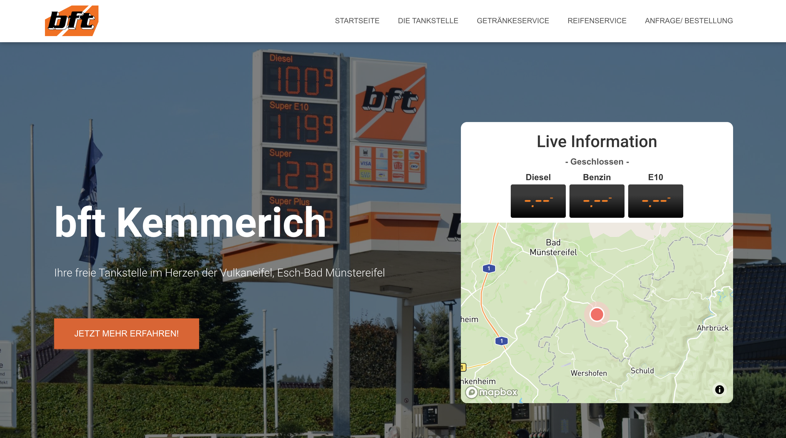 BFT Tankstelle Esch - Komplettes Rebrand