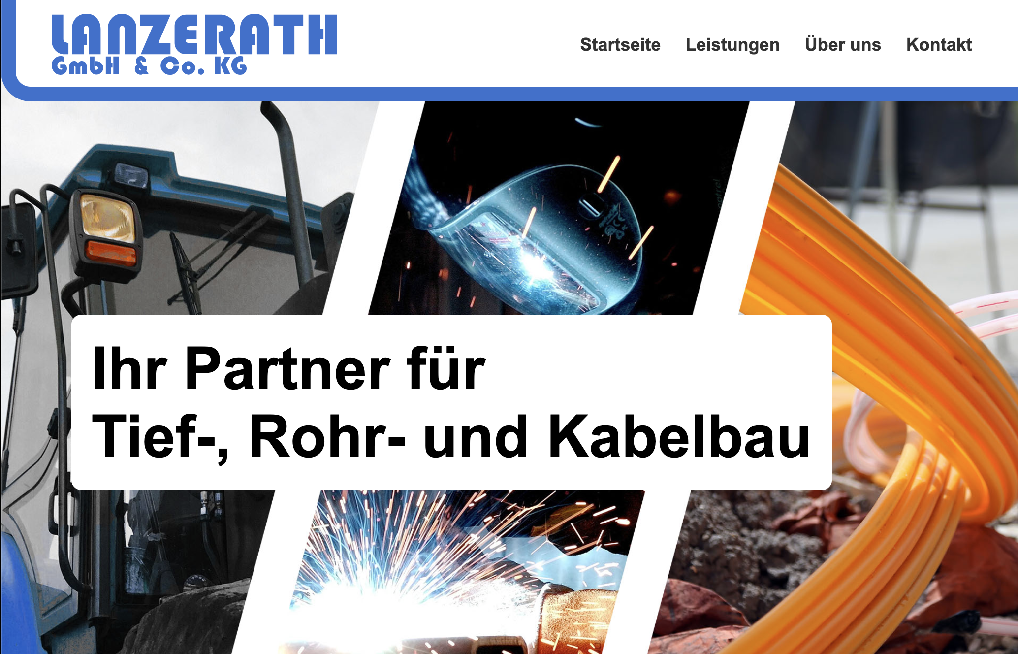 Lanzerath GmbH - Industrielles Webdesign