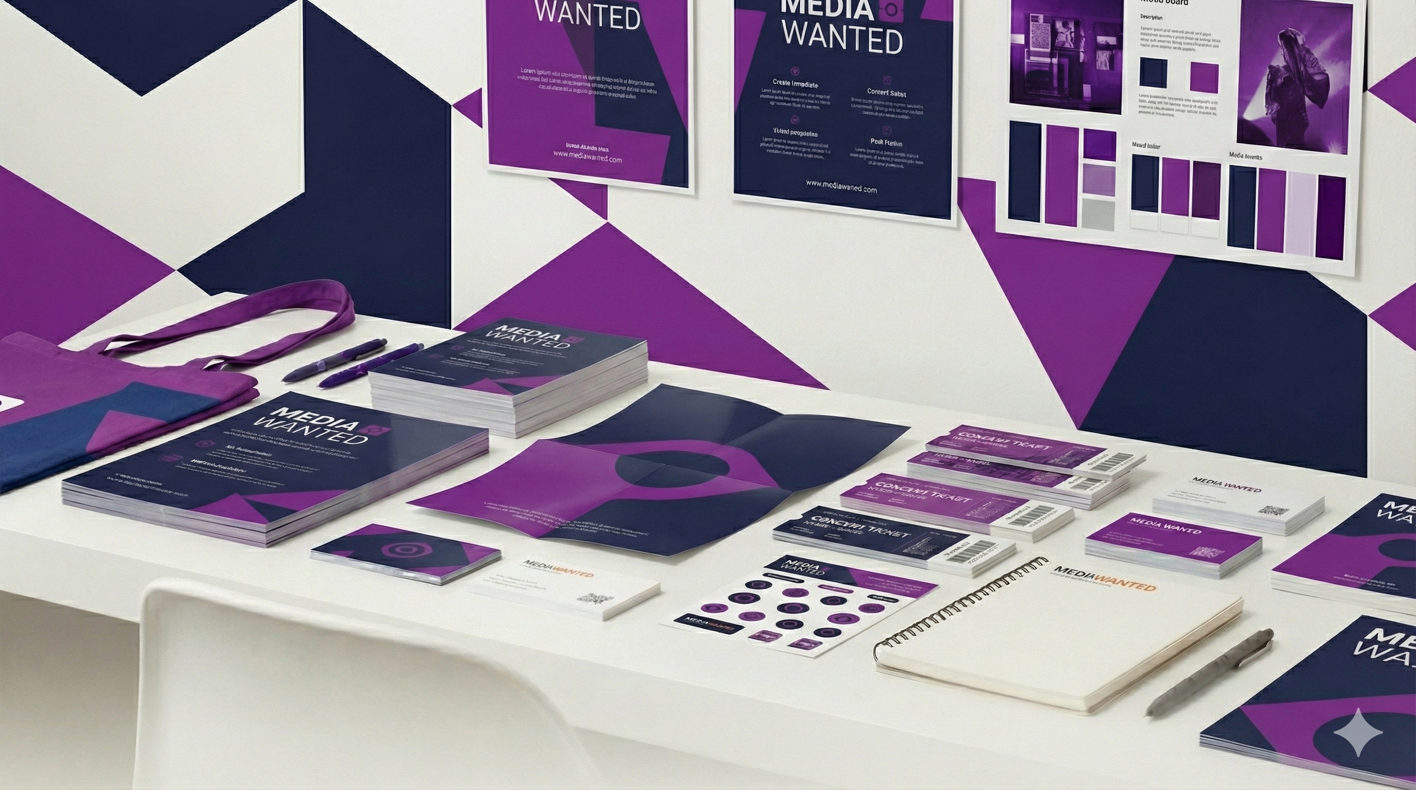 MEDIAWANTED Logo - Printdesign & Werbemittel